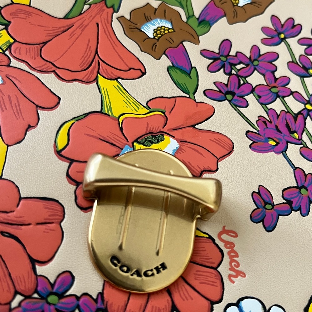 Coach Studio Crossbody Bag With Floral Blossom Print CJ358 - Picture 9 of 14